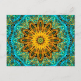 Ocean Star Mandala Briefkaart