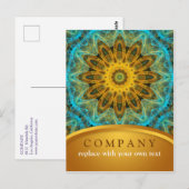 Ocean Star Mandala Briefkaart (Voorkant / Achterkant)