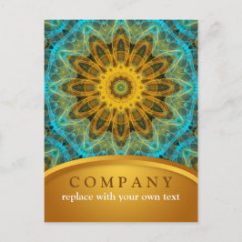 Ocean Star Mandala Briefkaart