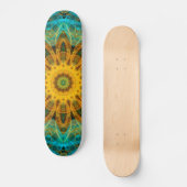 Ocean Star Mandala Skateboard (Voorkant)