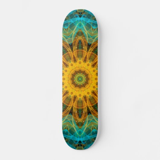 Ocean Star Mandala Skateboard (Voorkant)