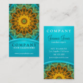 Ocean Star Mandala Visitekaartje (Voorkant / Achterkant)