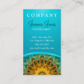 Ocean Star Mandala Visitekaartje (Achterkant)