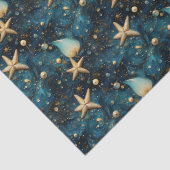Ocean Starfish Patroon Weefselpapier Tissuepapier (Detail)