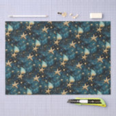 Ocean Starfish Patroon Weefselpapier Tissuepapier (Craft)