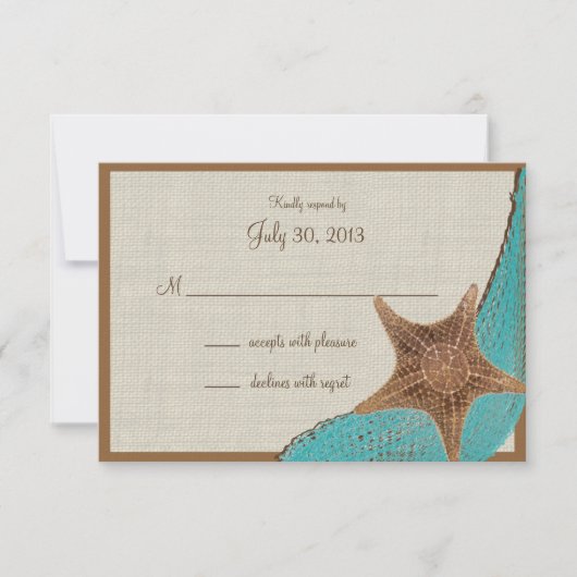 Ocean Starfish Response Kaart (Voorkant)