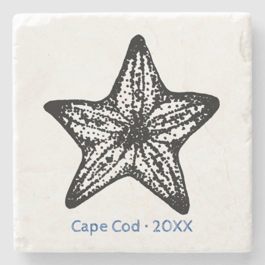 Ocean Starfish Sand Stone Onderzetter aanpassen (Voorkant)