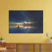 Ocean Starry Sky Canvas Afdruk (Insitu (Woonkamer))