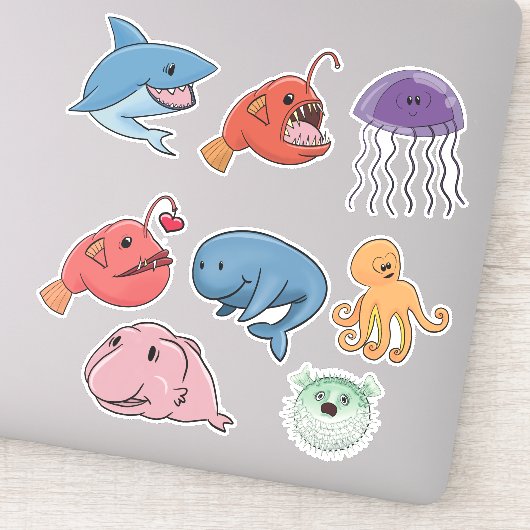 Ocean sticker pack (Detail)