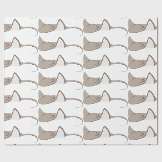 Ocean Stingray Cadeaupapier (Vlak)