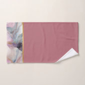 OCEAN STORM MARMER STOFFIGE ROZE BADKAMER HANDDOEK (Handdoek)