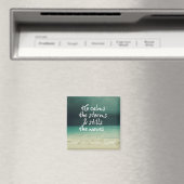 Ocean Storm met God Quote Magneet (Insitu (Vaatwasser))