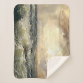 Ocean Storm Waves Fleece Deken (Voorkant)