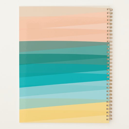 Ocean Stripe Planner (Achterkant)