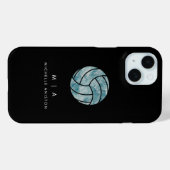 Ocean Summer Beach Waves Volleybal gepersonaliseer Case-Mate iPhone Case (Achterkant (horizontaal))