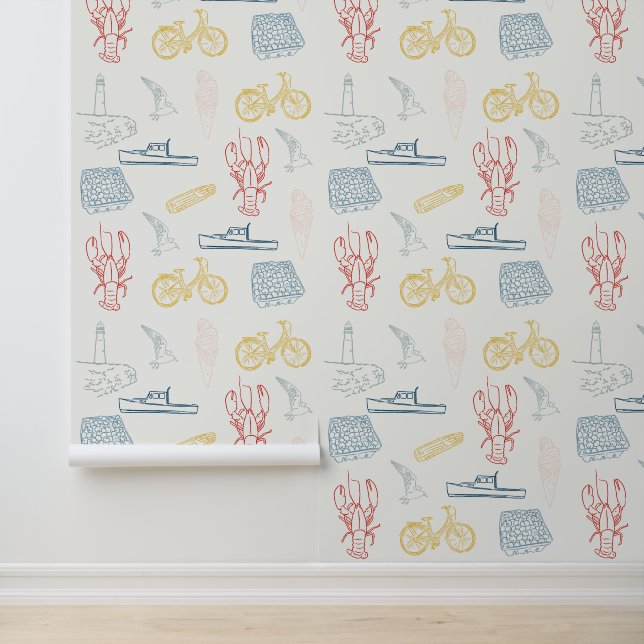 Ocean Summer Behang (Applicatie)