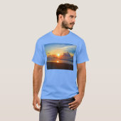 Ocean Sun Briefkaart T-shirt (Voorkant volledig)
