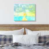 Ocean Sun Canvas (Insitu (Slaapkamer))