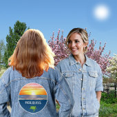 Ocean, Sun en Zee Turtle Vakantie Denim Jacket