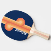 Ocean Sun Fall Stripe Loop met naam Tafeltennisbatje (Zijkant)