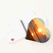 Ocean Sun Poster Notitieboek (Binnen)