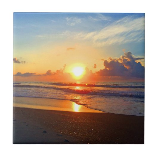 Ocean Sun Tegeltje (Voorkant)