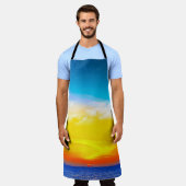 Ocean Sunrise Apron Schort (Gedragen)