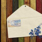 Ocean Sunrise Beach Scene Shipping Labels