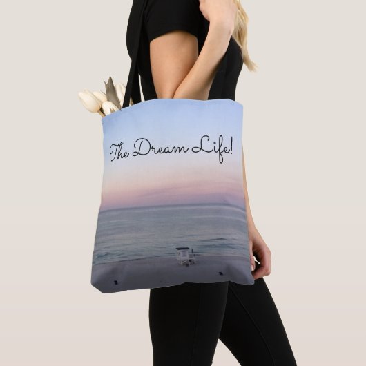 Ocean Sunrise Beach Tote Bag (Dichtbij)