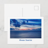 Ocean Sunrise Briefkaart (Voorkant / Achterkant)