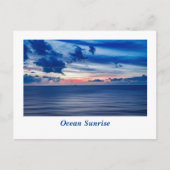Ocean Sunrise Briefkaart (Voorkant)