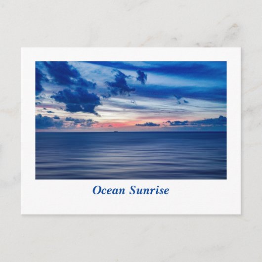 Ocean Sunrise Briefkaart (Voorkant)