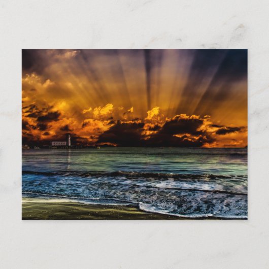 Ocean Sunrise Briefkaart (Voorkant)