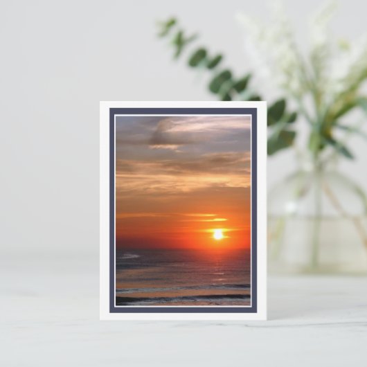 Ocean Sunrise Briefkaart (Staand voorkant)