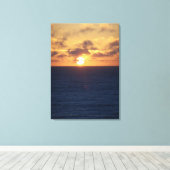 Ocean Sunrise Canvas Afdruk (Insitu (Houten vloer))