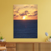 Ocean Sunrise Canvas Afdruk (Insitu (Woonkamer))