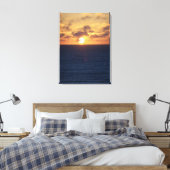 Ocean Sunrise Canvas Afdruk (Insitu (Slaapkamer))