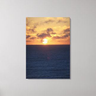 Ocean Sunrise Canvas Afdruk