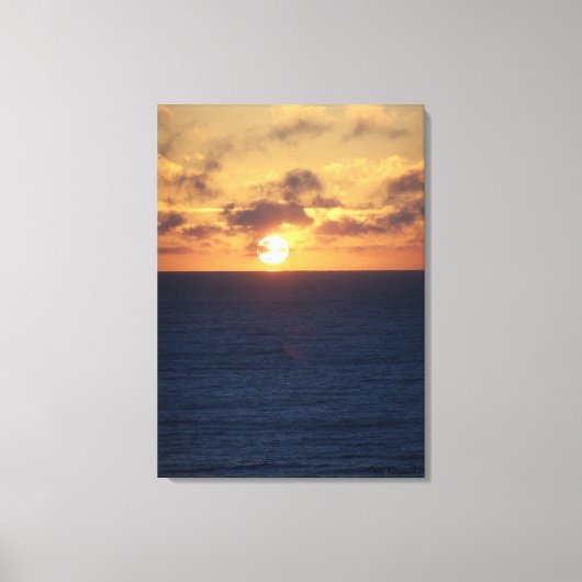 Ocean Sunrise Canvas Afdruk (Voorkant)