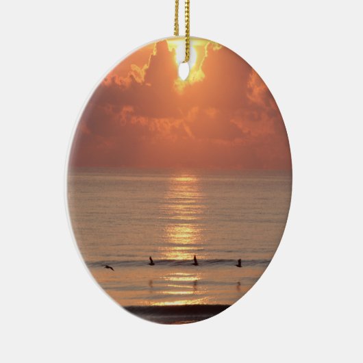 Ocean Sunrise Daytona Beach, Florida Ornament (Rechts)