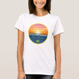 Ocean Sunrise en Turtle T-shirt