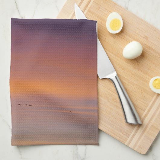 Ocean Sunrise Flight Theedoek (Quarter Fold)