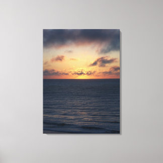 Ocean Sunrise II Canvas Afdruk