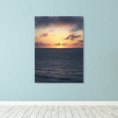 Ocean Sunrise II Canvas Afdruk (Insitu (Houten vloer))