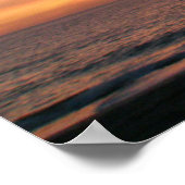Ocean Sunrise in December Poster (Hoek)