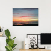 Ocean Sunrise in December Poster (Thuiskantoor)