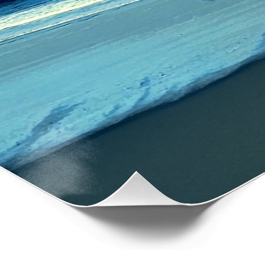 Ocean Sunrise landschapskunst Perfect Poster (Hoek)