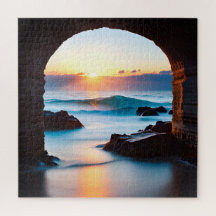 Ocean Sunrise met baksteentunnel