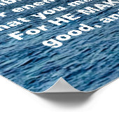 Ocean Sunrise, met Scripture Verse Matthew 5:43 Poster (Hoek)