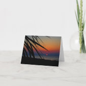 Ocean Sunrise Notecard Kaart (Voorkant)